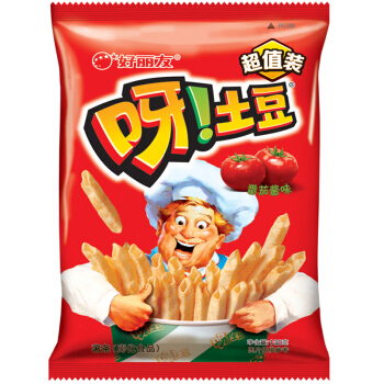 Keripik kentang rasa saus toma
