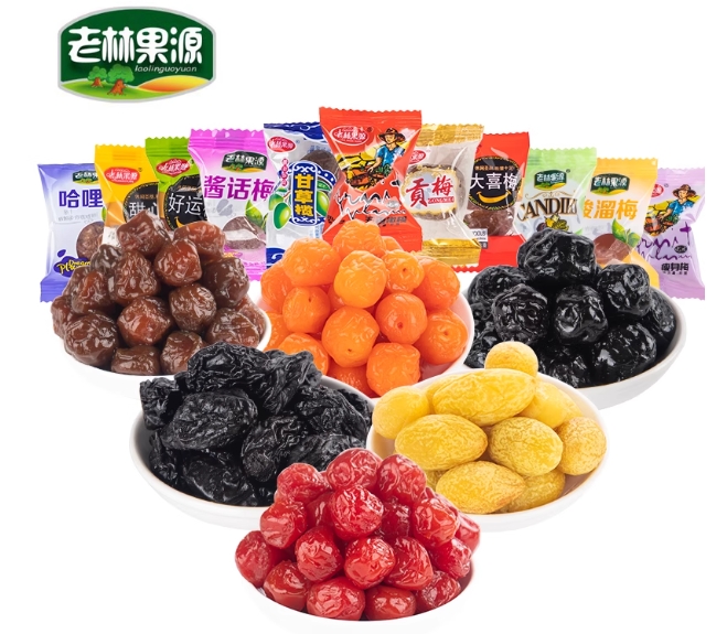 Kombinasi buah manisan 500g